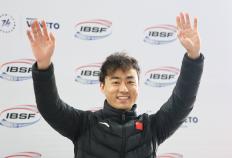 世界杯系列赛科尔蒂纳丹佩佐站钢架雪车男子个人赛：殷正获得季军